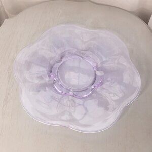 Vintage Large Neodymium Purple Platter Plate (Tiffin or Duncan & Miller)